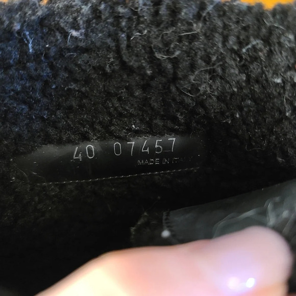 Miu Miu Combat Leather Winter Boots - Picture 13 of 13